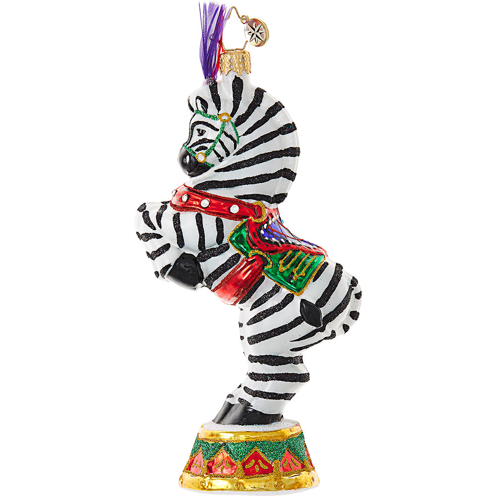 Christopher Radko Zebra Zinger! Ornament by Christopher Radko|The