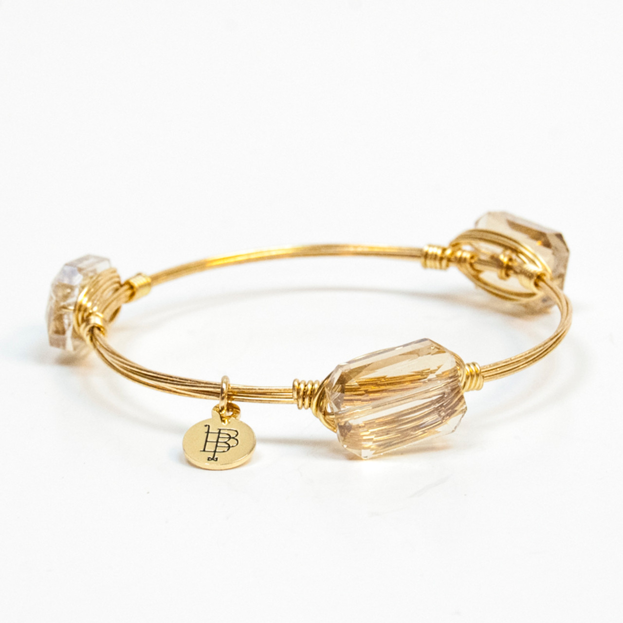 Bourbon and Boweties Extra Small Light Amber Oval Faceted
