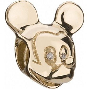 Chamilia 14K Gold Mickey Mouse Head Clear CZ-The Lamp Stand