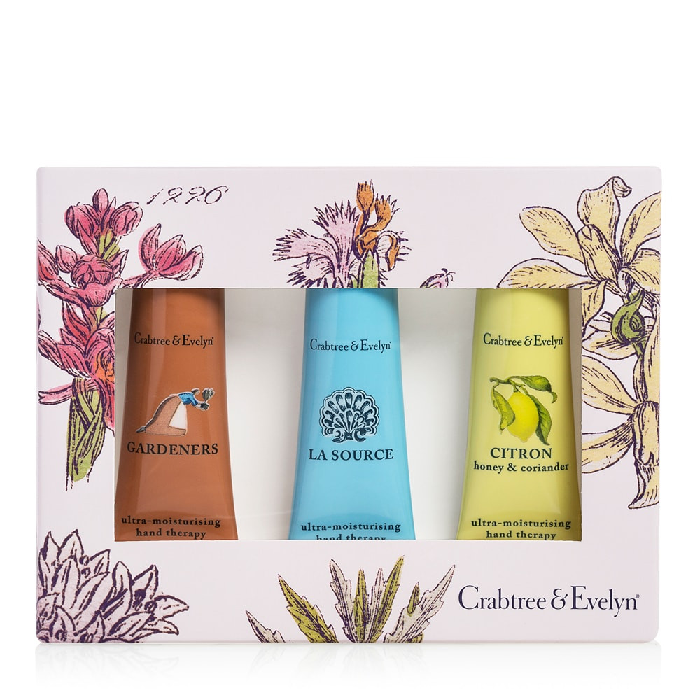 Crabtree & Evelyn Best Sellers Hand Therapy Sampler (Set of 3) by