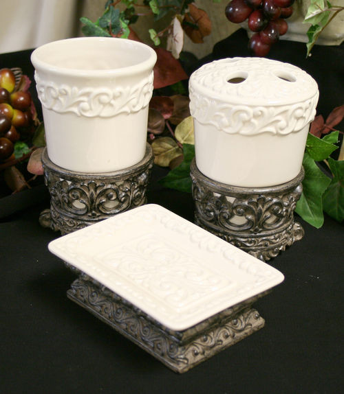 Drake Cream Bathroom Accessories - Special Order-The Lamp Stand