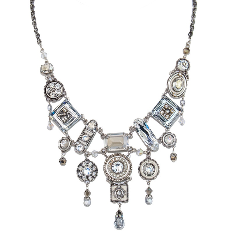 Firefly Jewelry Silver La Dolce Vita Elaborate Necklace 8300