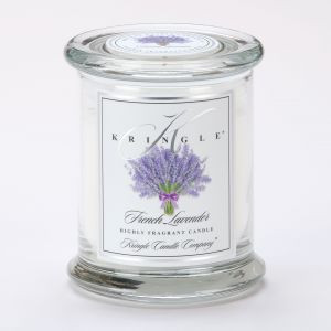Kringle French Lavender Medium Apothecary Jar Kringle CandleThe Lamp Stand