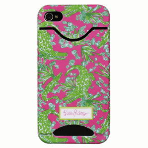 Lilly Pulitzer See You Later Lilly Pulitzer iPhone 4 Case with 2 Card Slot-The Lamp Stand Lilly Pulitzer See You Later Lilly Pulitzer iPhone 4 Case with 2 Card Slot-The Lamp Stand