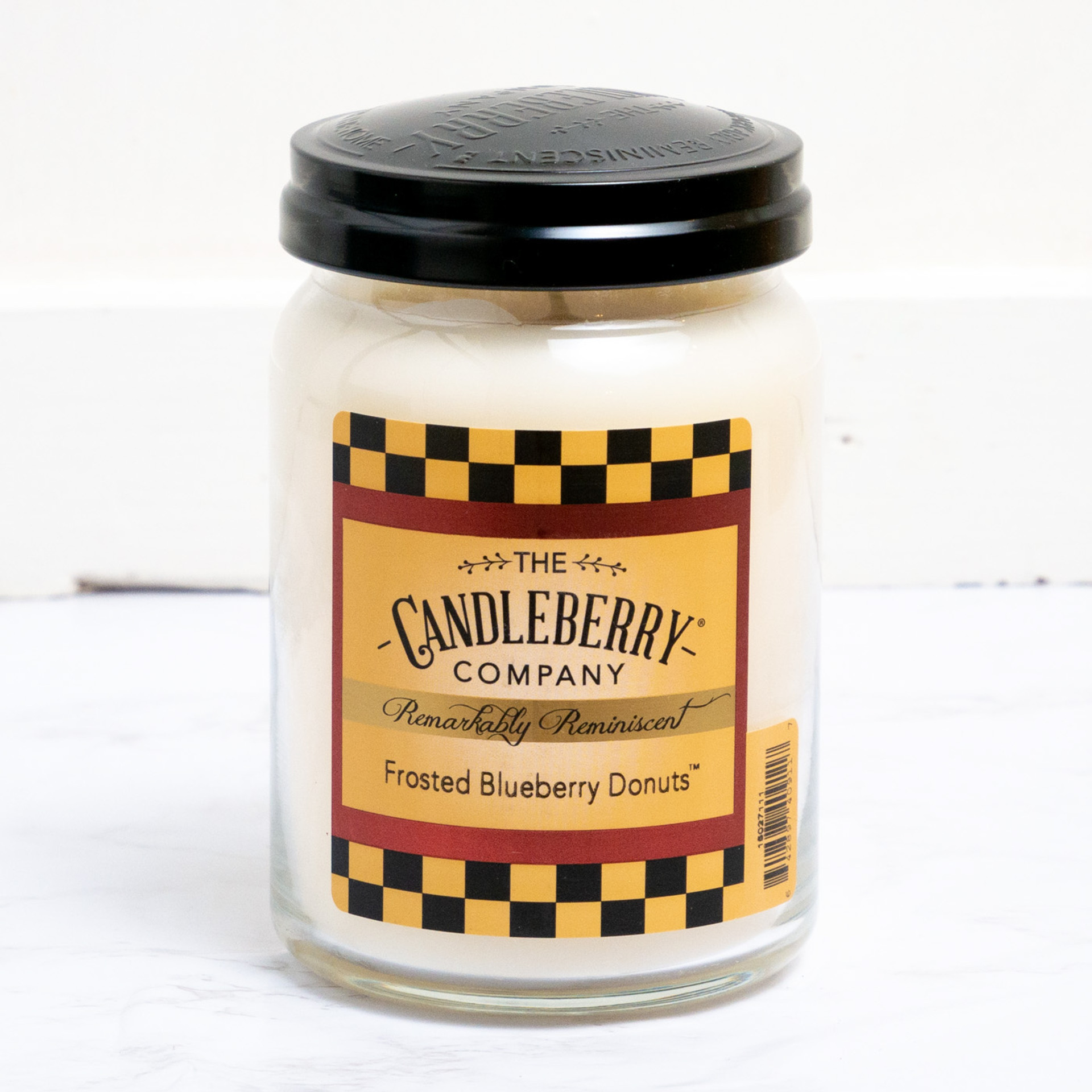 Candleberry Candles Frosted Blueberry Donuts 26 oz. Large Jar Candle