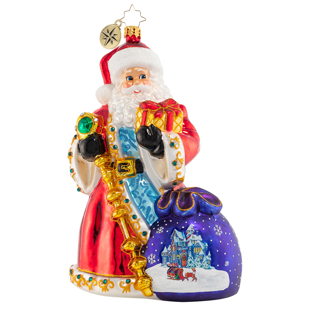 Christopher Radko Twilight Delight Santa Ornament by Christopher Radko