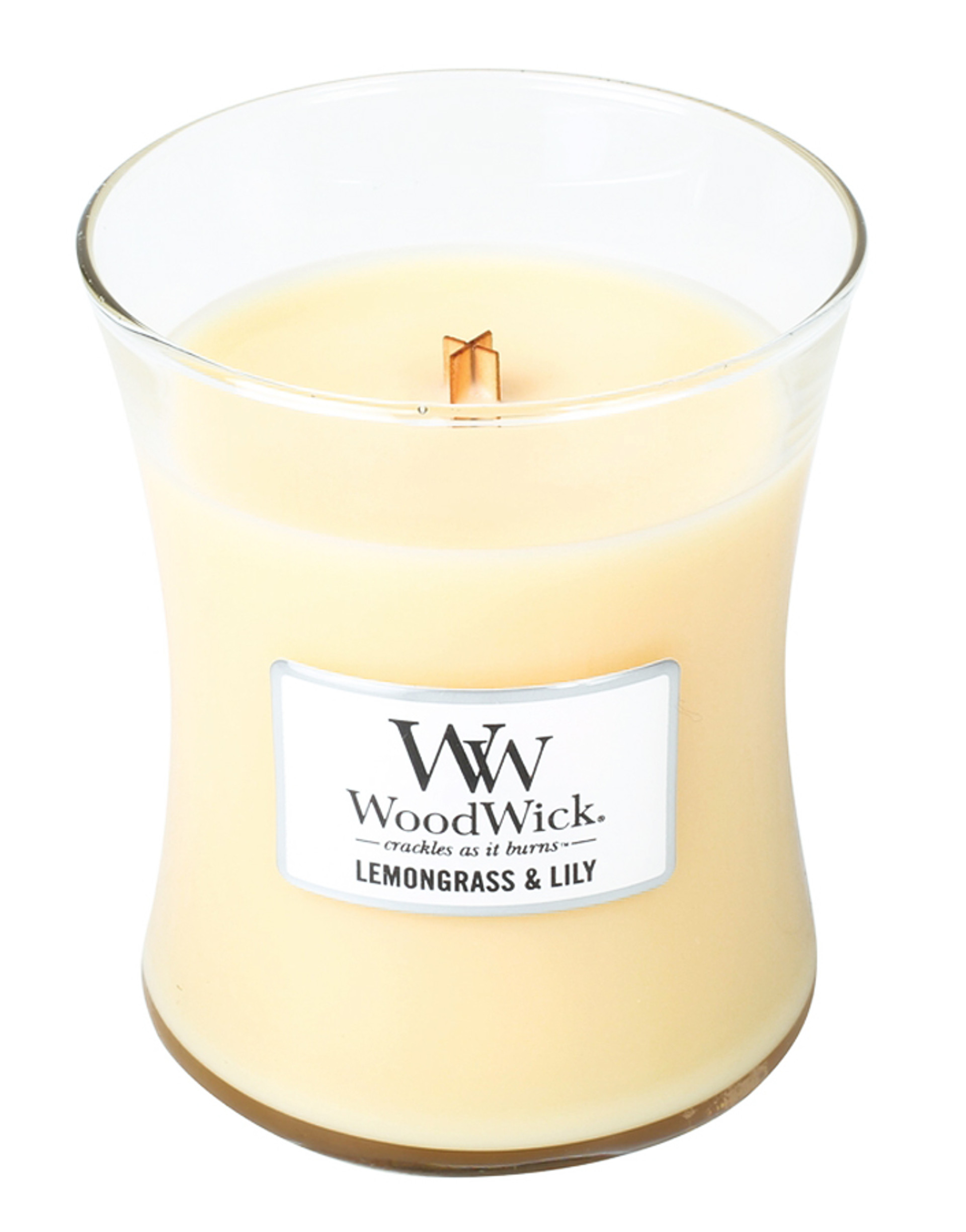 WoodWick Lemongrass & Lily WoodWick Candle 10 oz.|Free Shipping, Low Prices