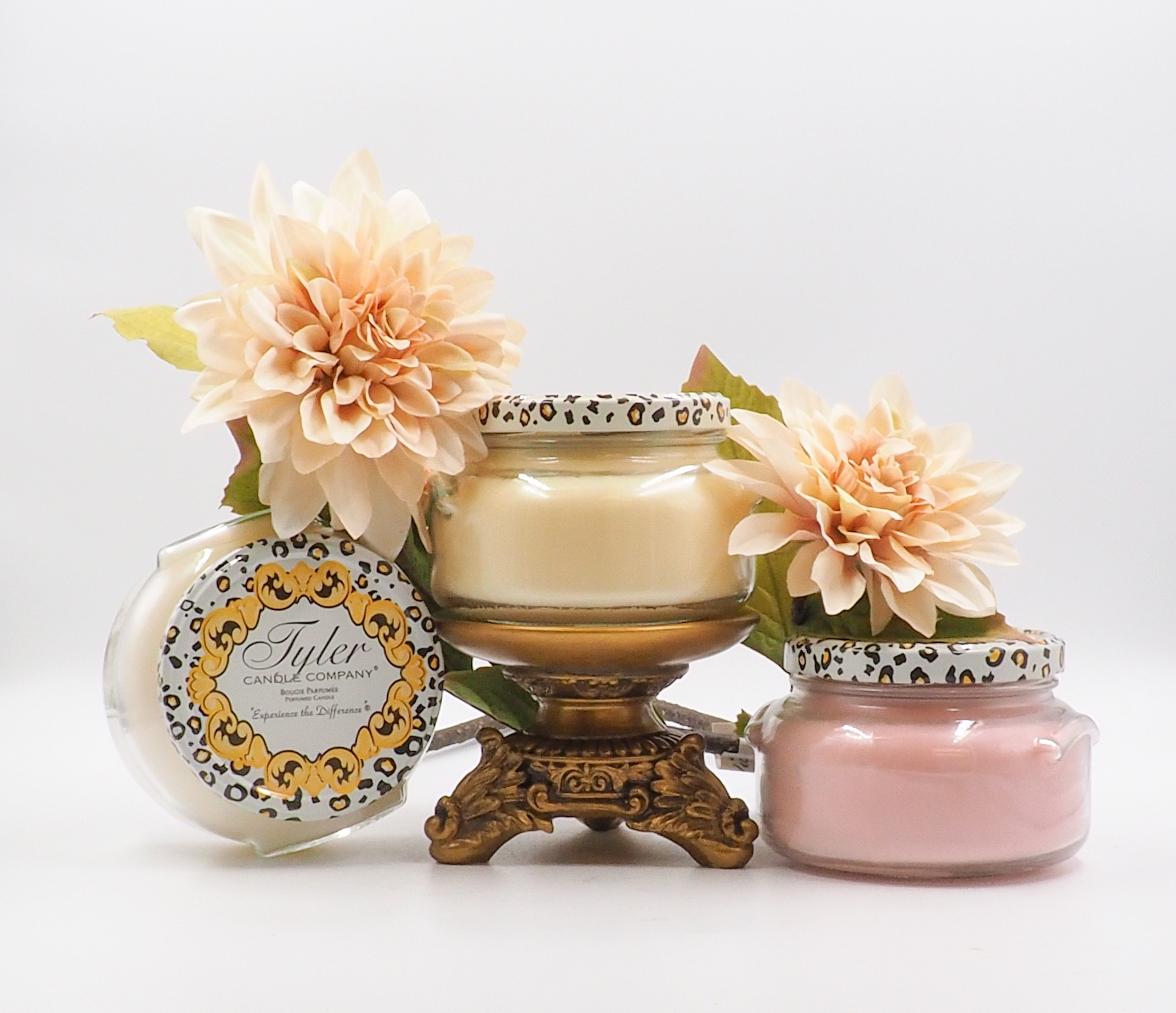 Tyler Candles Diva 22 oz. Three Candle Bundle with Barouque Candle