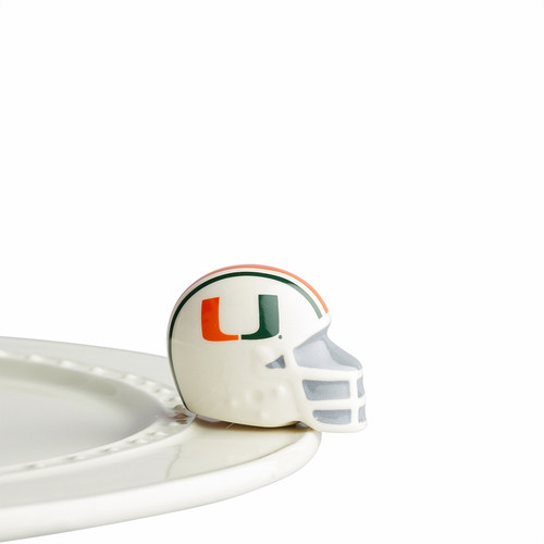 University of Miami Helmet Mini - Nora Fleming