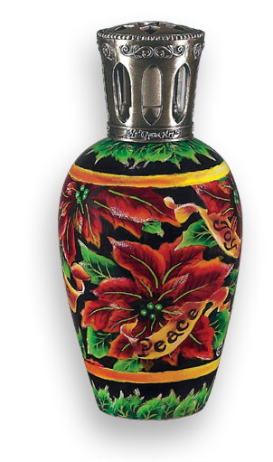 Poinsettia Fragrance Lamp by Ne Qwa Art