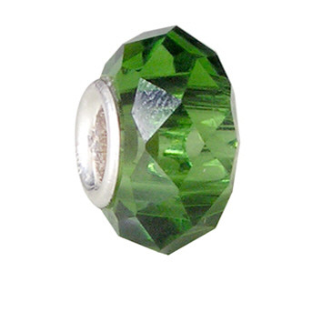 Green Crystal Bead