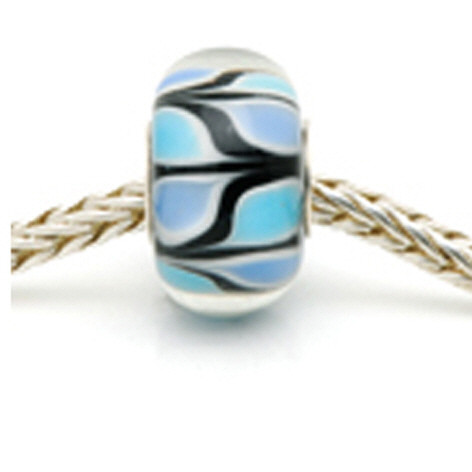 My Heart is Blue Glass Bead
