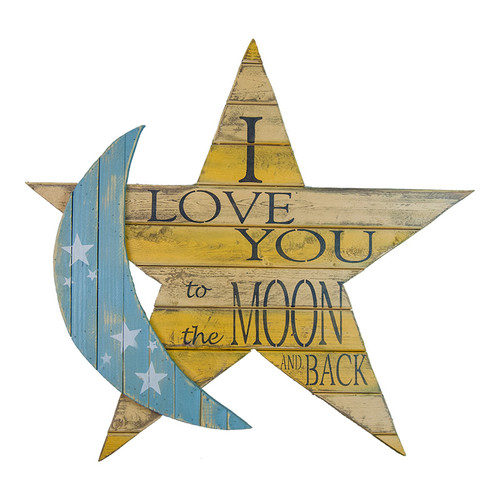 Moon & Star Sign by Pine Designs