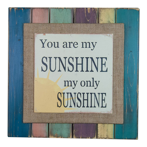 You Are My Sunshine Vintage Hues Small Sign by Pine Designs