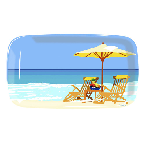 Tropical Delight Sandwich Tray by Pimpernel