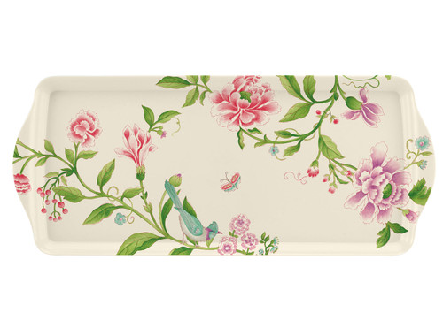 Porcelain Garden Sandwich Tray by Pimpernel