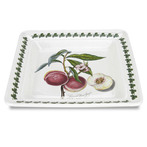 Pomona Set of 6 Square Salad Plates (Assorted Motifs) by Portmeirion - Special Order