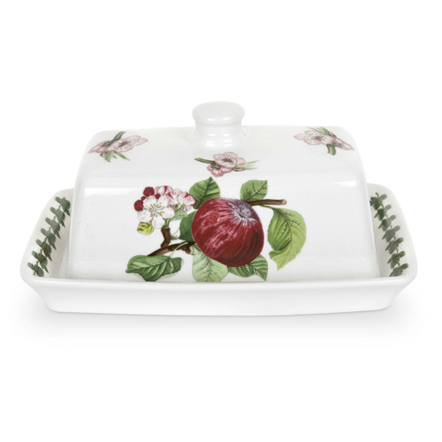 Pomona Covered Butter Dish (Assorted Motifs - May Vary) by Portmeirion - Special Order