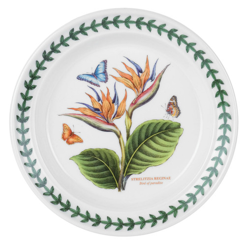 Exotic Botanic Garden Bird of Paradise Motif Set of 6 Bread & Butter Plates by Portmeirion