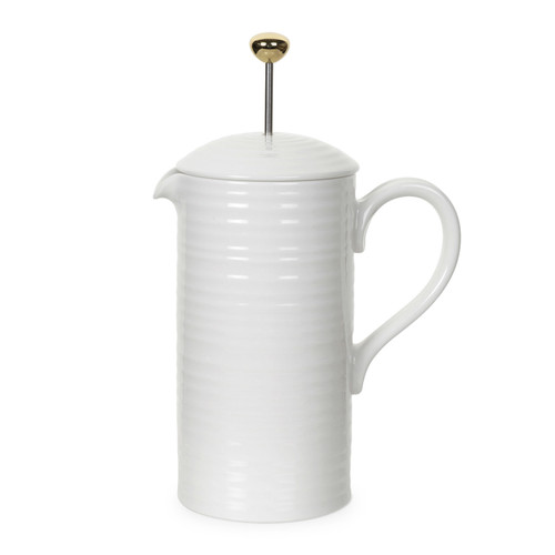 Sophie Conran White Cafetiere Coffee Pot by Portmeirion