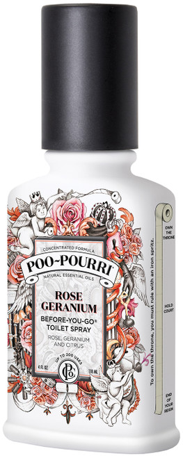 Rose Geranium 4 oz. Poo-Pourri Bathroom Spray