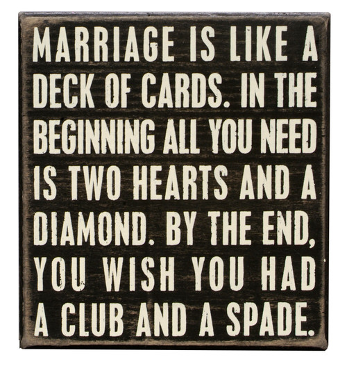 Deck of Cards Box Sign - Primitives by Kathy