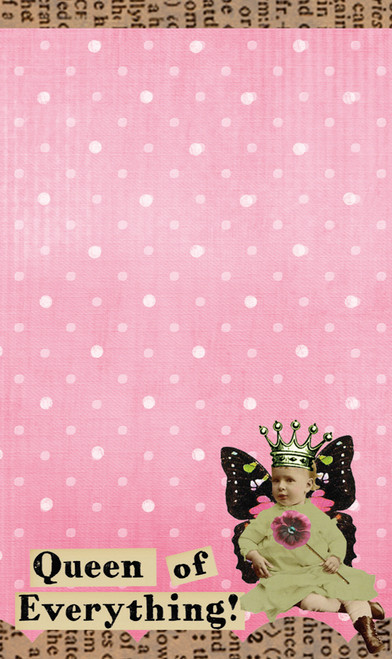 Queen of Everything Mini Notepad - Primitives by Kathy
