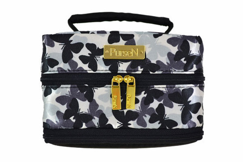 Butterfly Black Tiara Vacationer Jewelry Case by PurseN