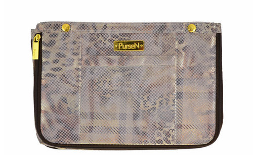 Small Metallic Gold Organizer Insert by PurseN