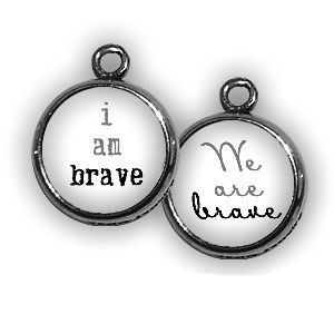 Bubbles I Am Brave Charm by Pick Up Sticks