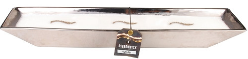 Night Sky Silver Rectangle RibbonWick Candle