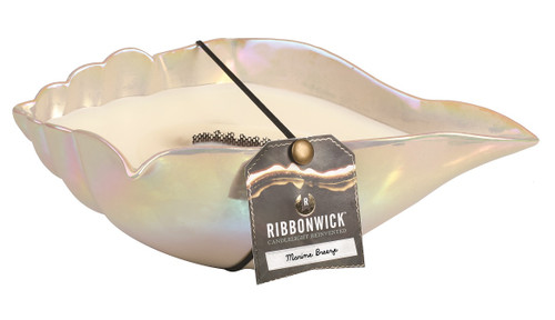 Marine Breeze Conch Shell Premium RibbonWick Candle