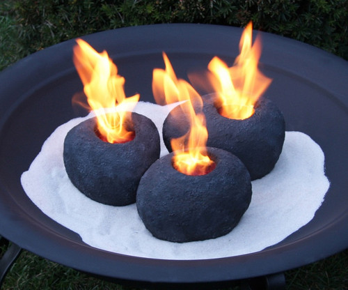 Fire Rocks-Black- by Real Flame