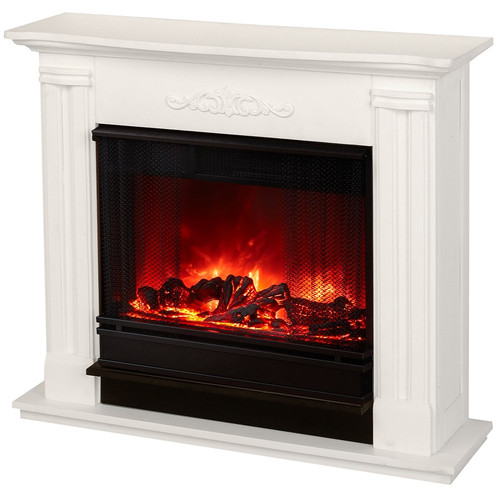 Petite Cathedral Electric-White-Fireplace by Real Flame