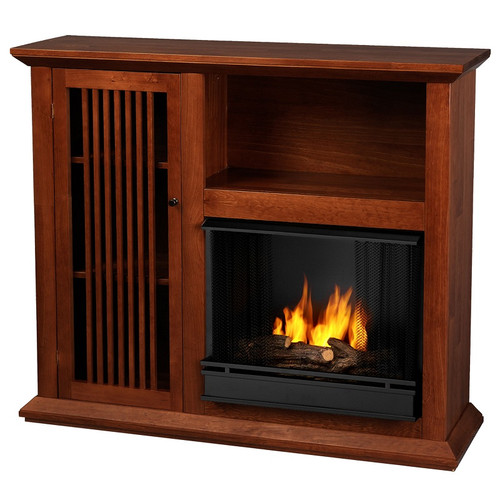Jonathon-Mahogany-Ventless Gel Firplace by Real Flame