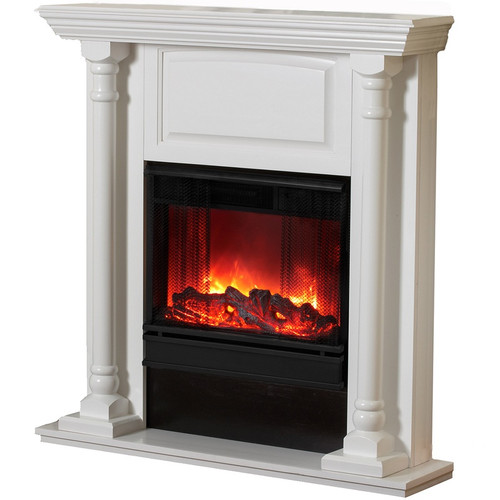 Richard Electric-White-Fireplace by Real Flame