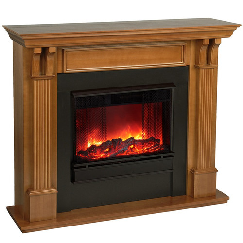 Ashley Electric-Oak-Fireplace by Real Flame