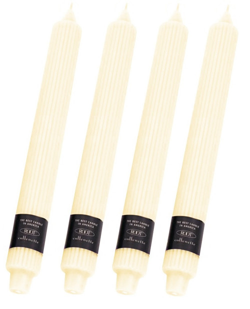 Ivory Unscented 12" Grecian Collenettes 4-Pack by Root