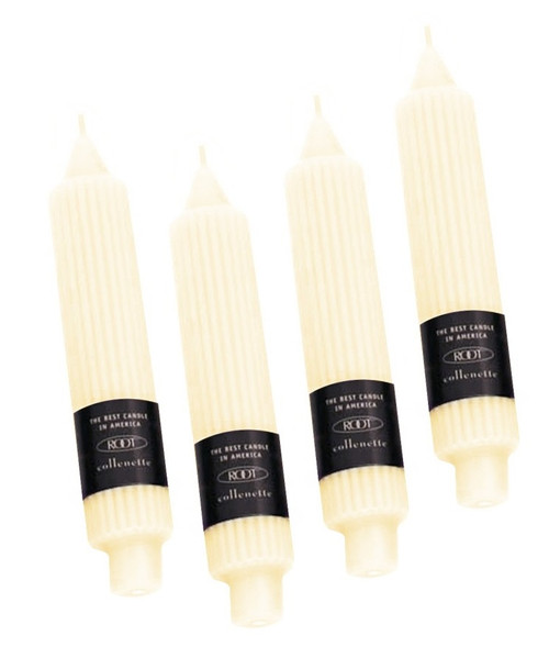 Ivory Unscented 7" Grecian Collenettes 4-Pack by Root