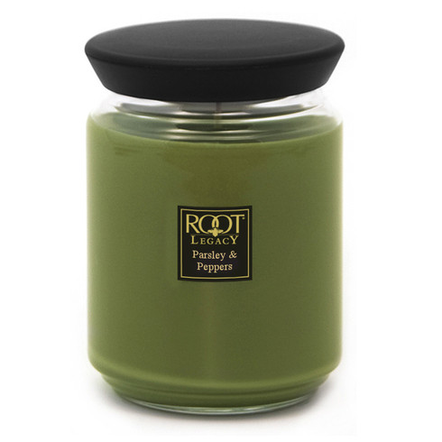 Parsley & Peppers 22 oz. Queen Bee Essential Oil Infused Root Candle