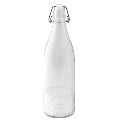 Santorini Glassware Clear Bottle by Le Cadeaux