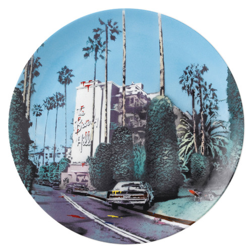 Street Art Nick Walker 10.75" The Morning After Beverly Hills Limited Edition Plate by Royal Doulton - Special Order