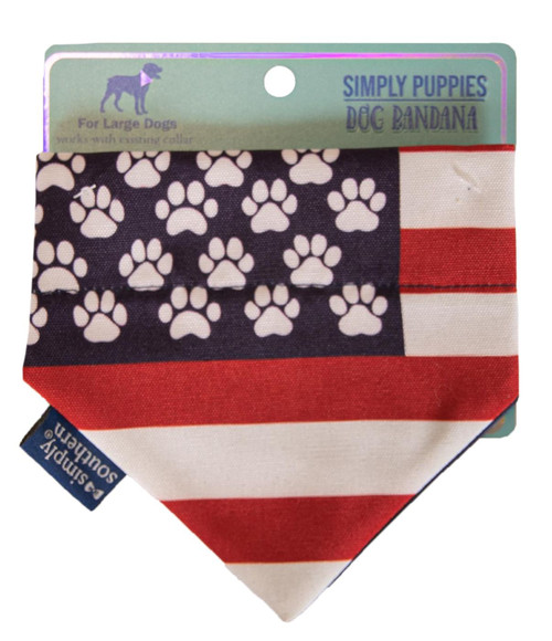 Small Pup USA Bandana by Simply Southern