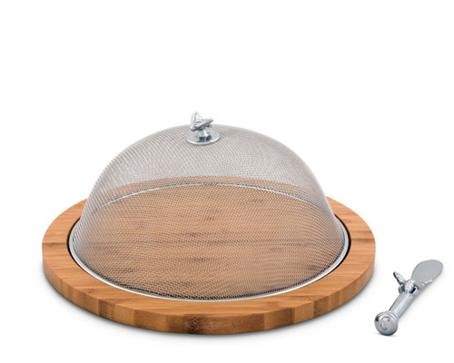 Bee Picnic Cheese Board / Spreader by Arthur Court