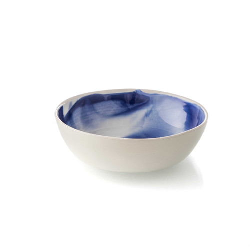 Marble Indigo Pasta Bowl by Simon Pearce