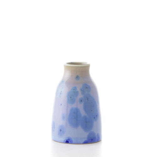 PURE Modern Crystalline Cobalt Bud Vase by Simon Pearce