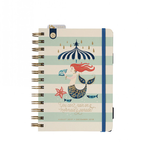 Mermaid Parade 2017-2018 Mini Weekly Planner - Oh So Witty by Spartina 449