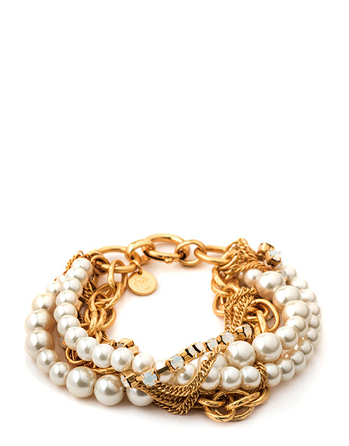 Cream Debutante Bracelet - Fashion Spartina 449