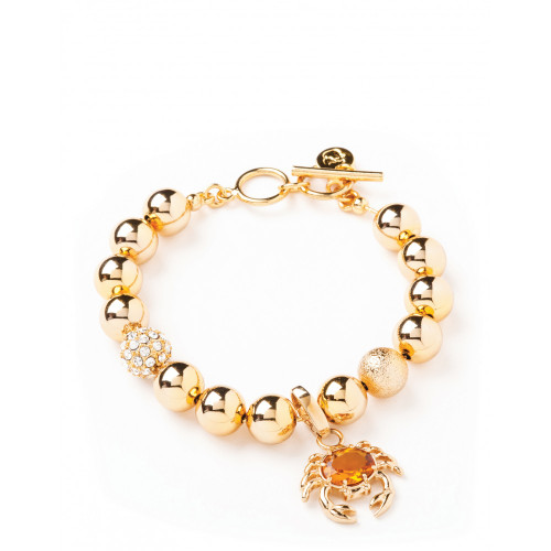 10 mm Gold Beaded Bracelet - Style Spartina 449