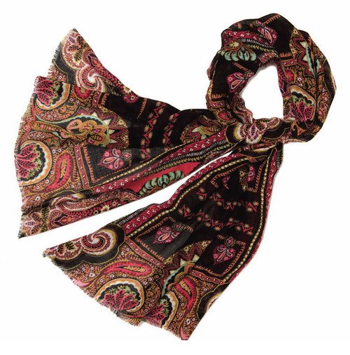 Middleton Paisley Whitaker Scarf by Spartina 449